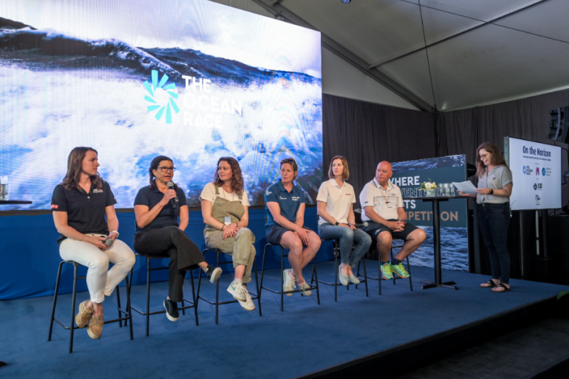 The Ocean Race 2022-23 - 15 May 2023. "On the Horizon: A journey toward equality & inclusion" event in Sailors Terrace Newport. © Sailing Energy / The Ocean Race