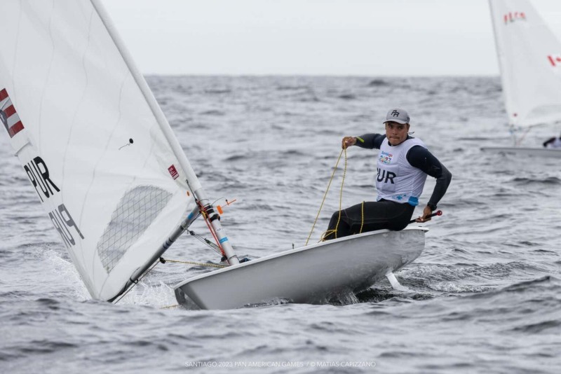 Fleets take to the water for the first day of competition at the PanAm Games
