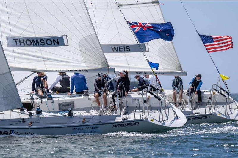 Fellow Kiwi competitor Megan Thomson also sailing on the Open World Match Racing Tour 2023    Photo: Patrick Deroualle