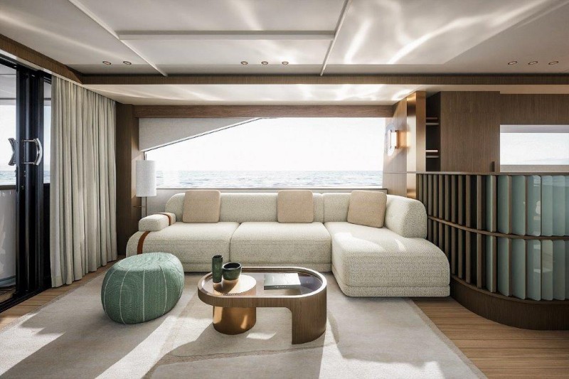Interiors of Azimut New Fly 72