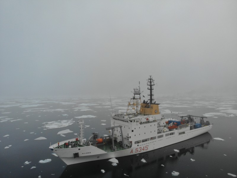 MM: nave Alliance conclude la campagna di ricerca in Artico High North23