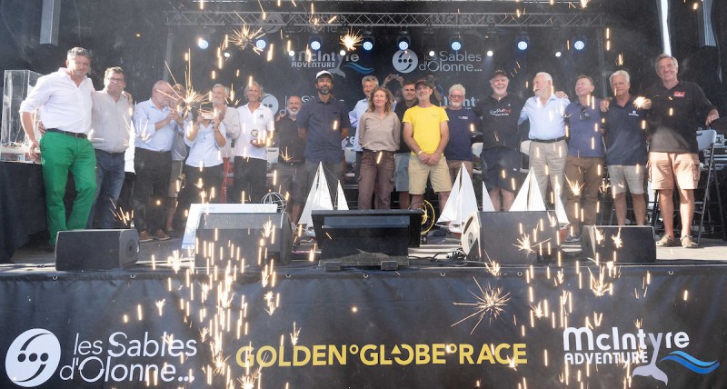 Golden Globe Solo non-stop Round the World Yacht Race. 24/06/2023 PRIZE GIVING. Les Sables d'Olonne, France