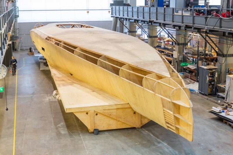 Normally, part of a superyacht's accommodation might be mocked-up to make every effort to get the detail right, but in Raven's case the entire boat was checked out in a 1:1 mock-up