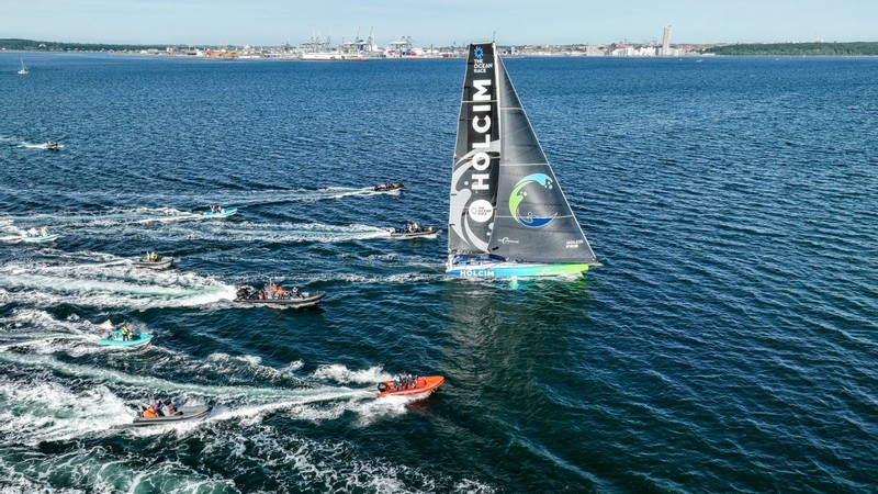 The Ocean Race 2022-23 - 29 May 2023. Leg 5 arrivals in Aarhus, Denmark. Team Holcim - PRB. © Sailing Energy / The Ocean Race