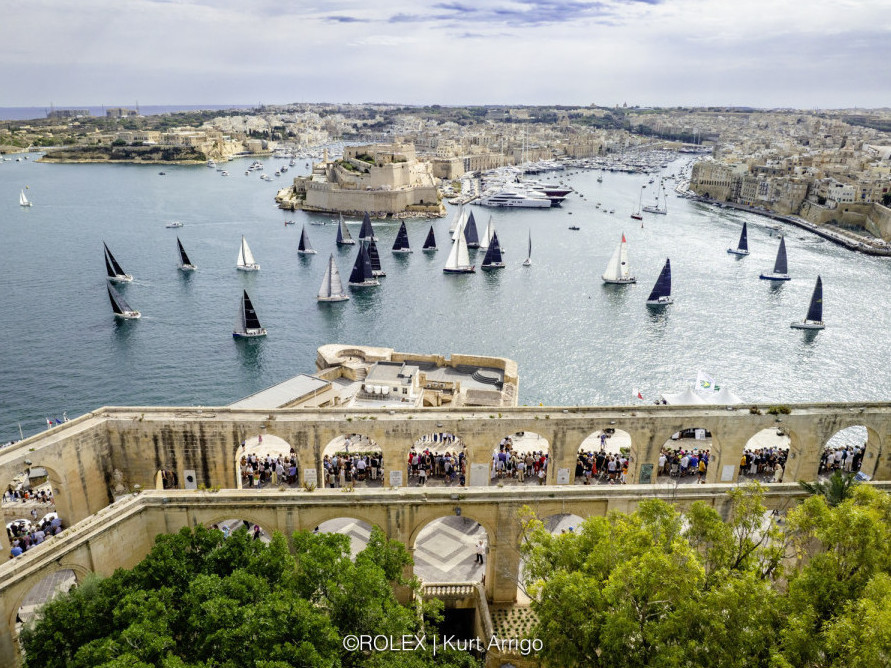  Partita la 46^ Rolex Middle Sea Race, Black Jack e Allegra al comando