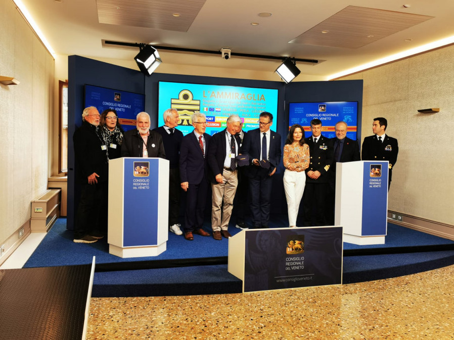 Presentata oggi a palazzo Ferro Fini la prima edizione de L'Ammiraglia, la regata che unisce Venezia - Pola e Lussino
