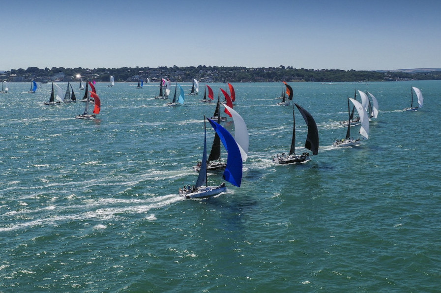 2025 Cowes Dinard St Malo Start © Paul Wyeth/RORC