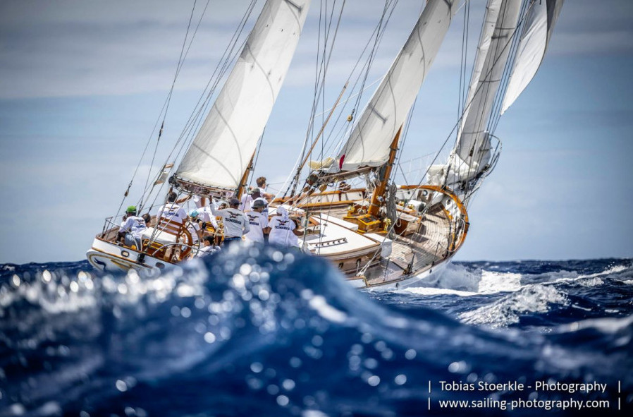 The legendary 72' Herreshoff ketch Ticonderoga of Greenwich built in 1936