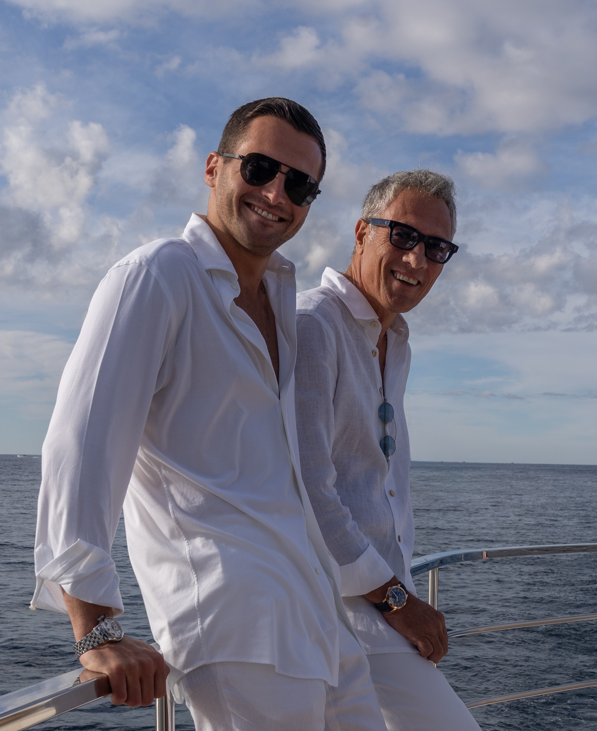 Ugo Pellegerino and his son Giuseppe