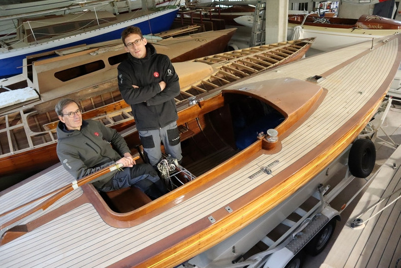 Il restauro del Baglietto EA, cutter Marconi del 1952
