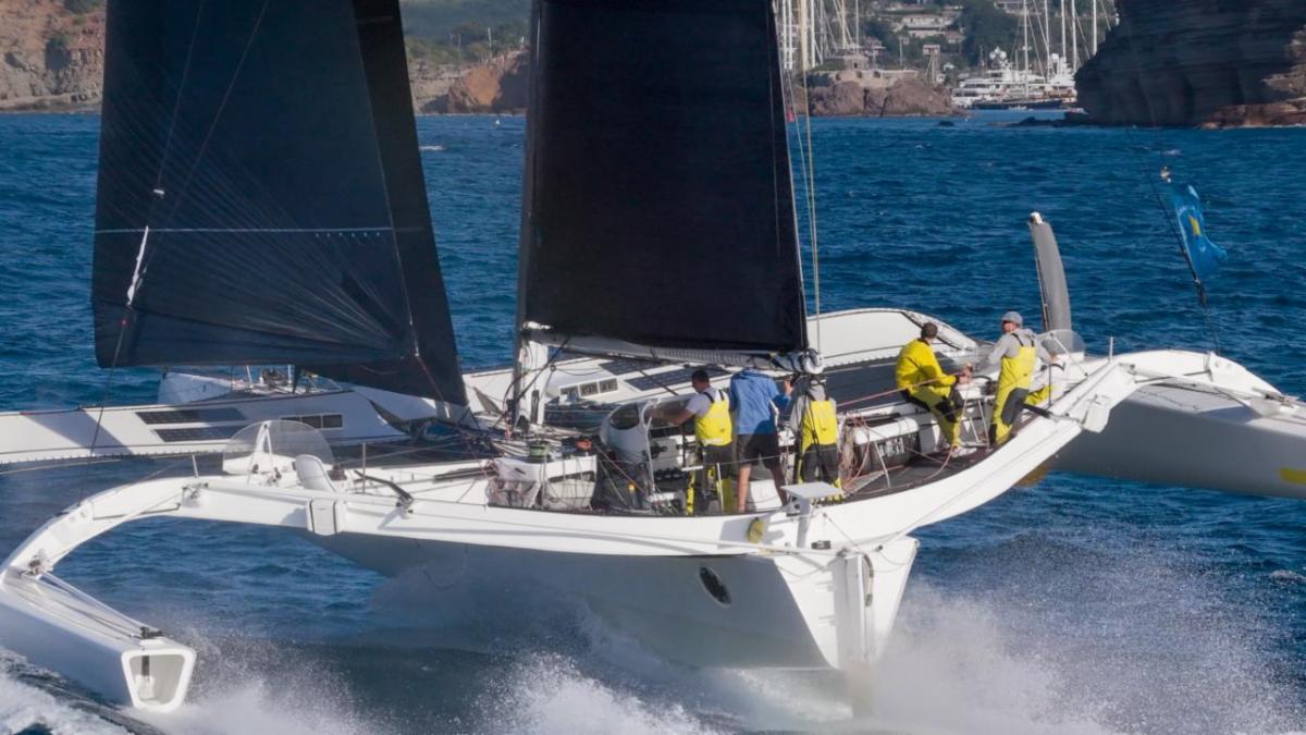 Jason Carroll's MOD70 Argo triumphs in Antigua &copy; @roddyacqua