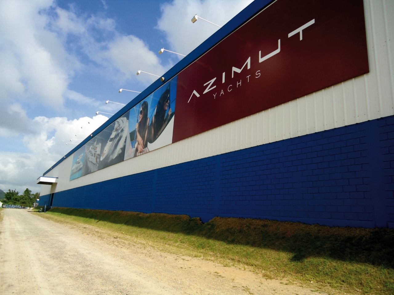 Lo stabilimento Azimut Yachts in Brasile