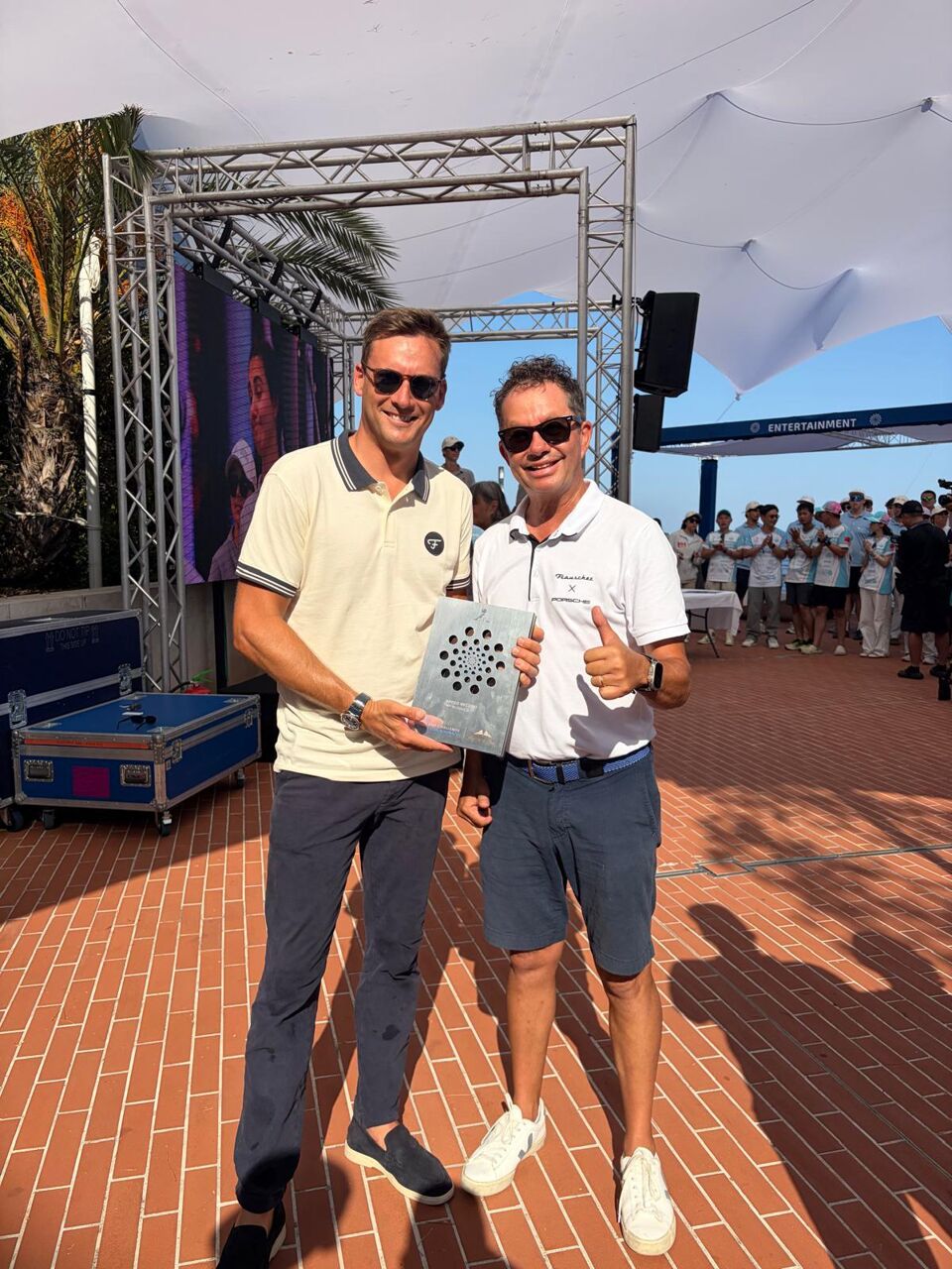 from left to right Bastien Bonnet, Stefan Frauscher
