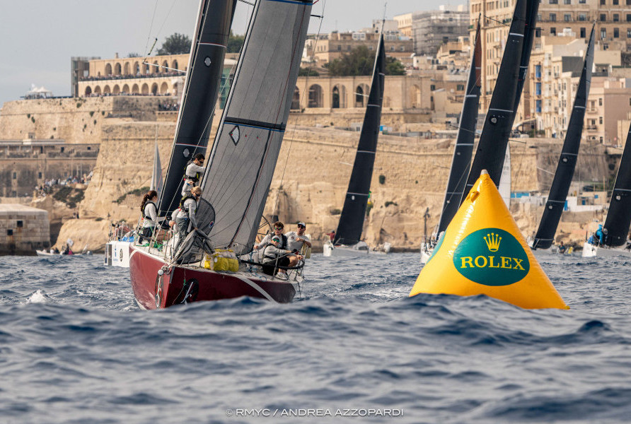  Partita la 46^ Rolex Middle Sea Race, Black Jack e Allegra al comando