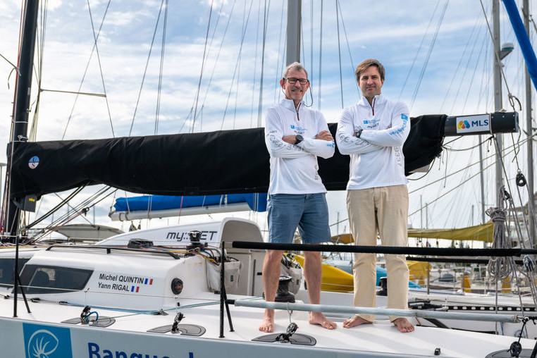 Left to right: Michel Quintin and Yann Rigal - CYCA/Ashley Dart pic.