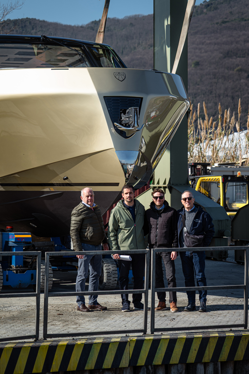 TEAM Forte 47 GT from left to right_ Umberto Tagliavini, Livio Franchini, Paolo Giordano, Fernando Moricca