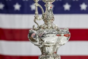 ORACLE TEAM USA held a ceremony at its team base to reveal its new America’s Cup Class boat, “17”