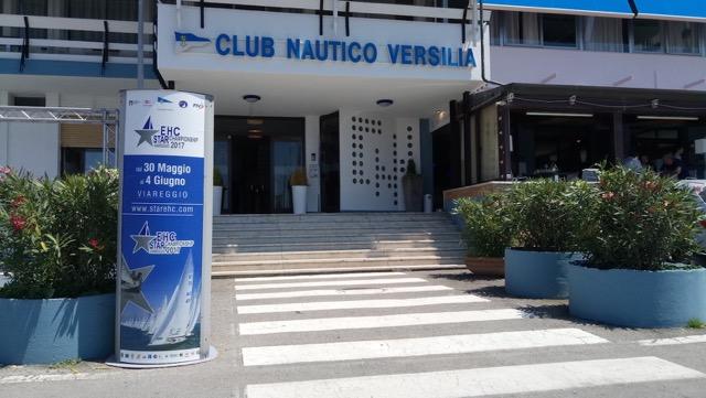 La sede del Club Nautico Versilia a Viareggio