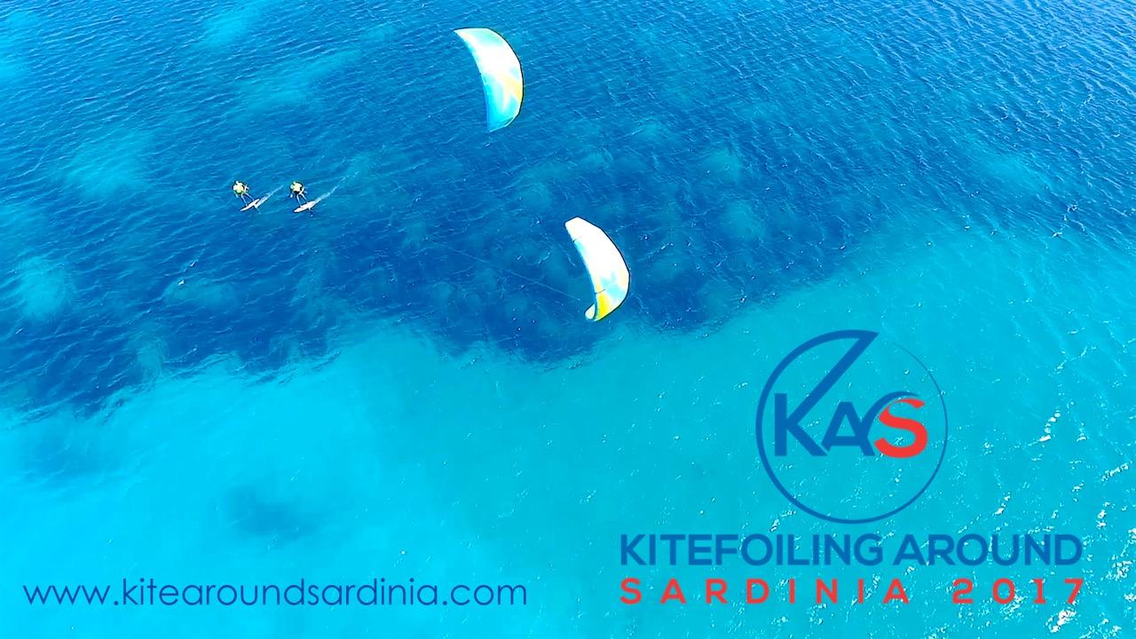 Kitefoiling around Sardinia 2017