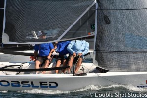 A Pacific Yankee Doodle Dandy Opening Day in Newport at 2017 Melges 20 U.S. National Championship