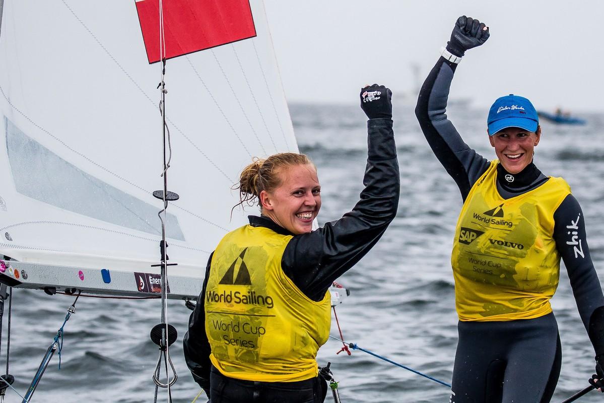 2017-18 World Cup Series Japan: Polish smiles in the Women's 470