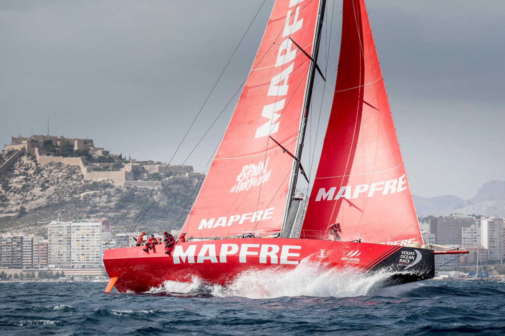 MAPFRE, the action begins at the Volvo Ocean Race in Alicante