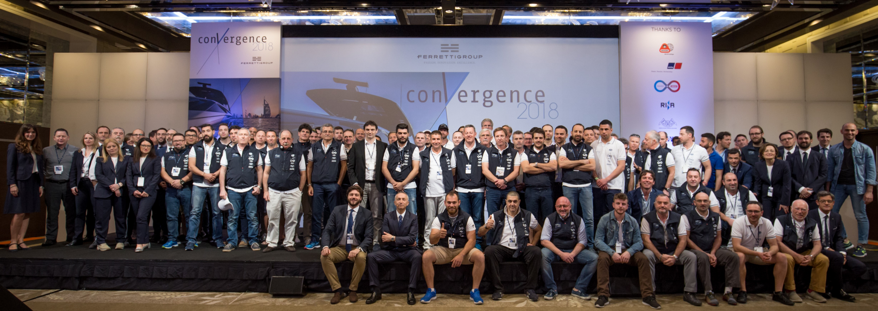'Convergence” 2018, Ferretti Group's training days in Dubai