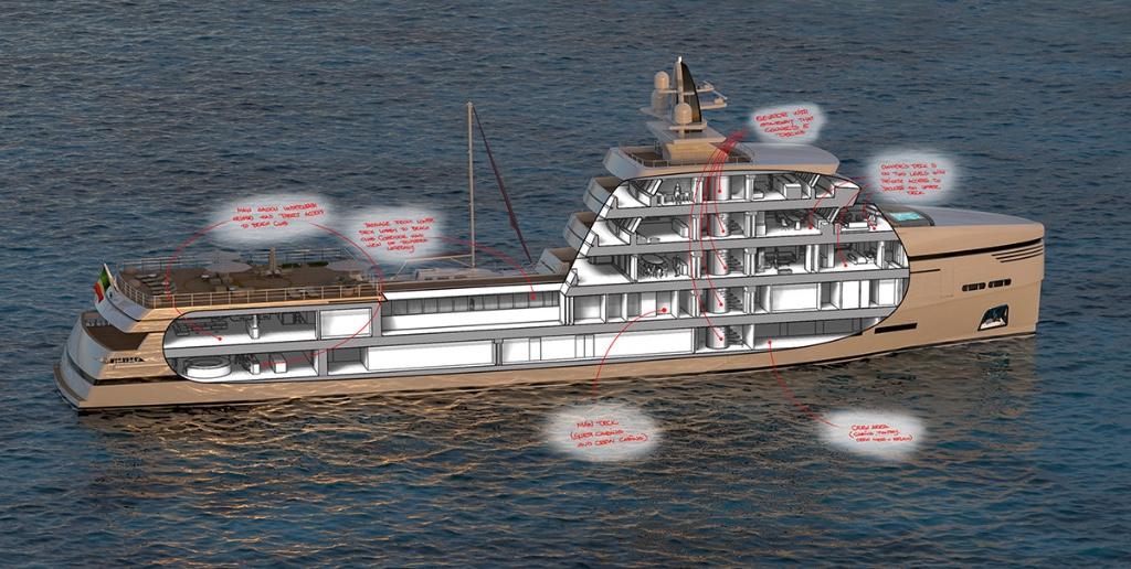 Tommaso Spadolini: Details of the 85m supply vessel concept