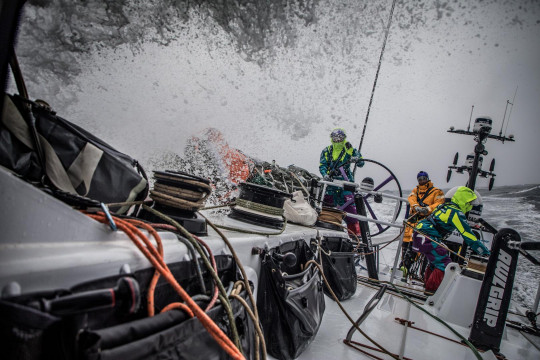 Leg 9, from Newport to Cardiff, day 5 on board Team AkzoNobel.