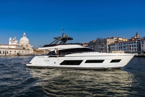 Ferretti Yachts 670 in San Marco Venice POST