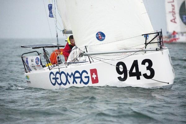 Beccaria è di nuovo sulla linea di partenza a bordo della sua barca di sei metri e mezzo, ribattezzata Geomag, per la dodicesima edizione della SAS