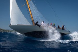 Mignon racing in Saint Tropez at the Centenary Trophy