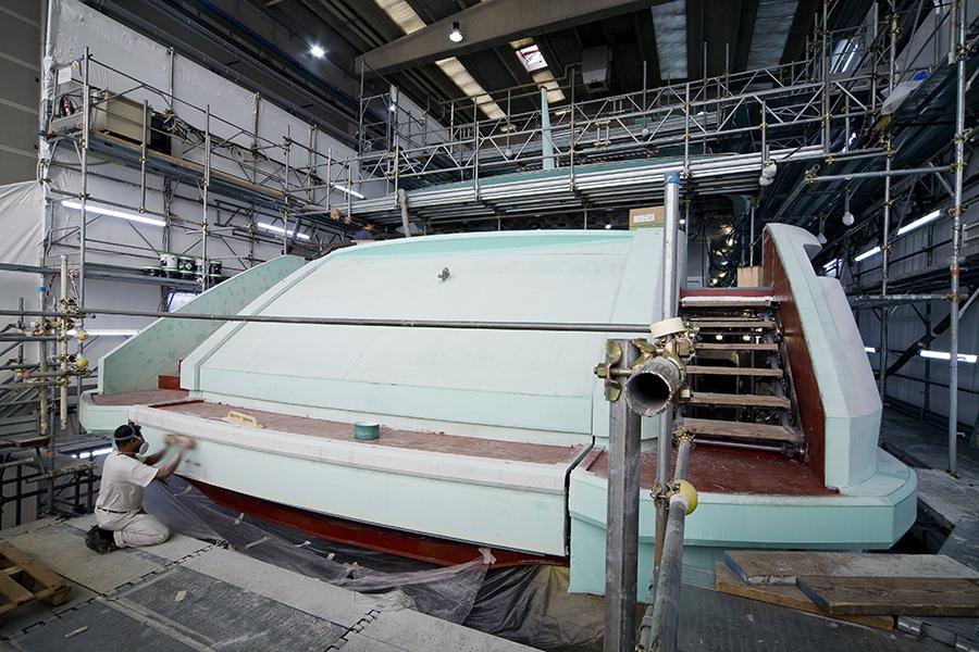 Tankoa 50-metre Elettra’s construction is progressing on schedule for delivery to her European owner in May 2019