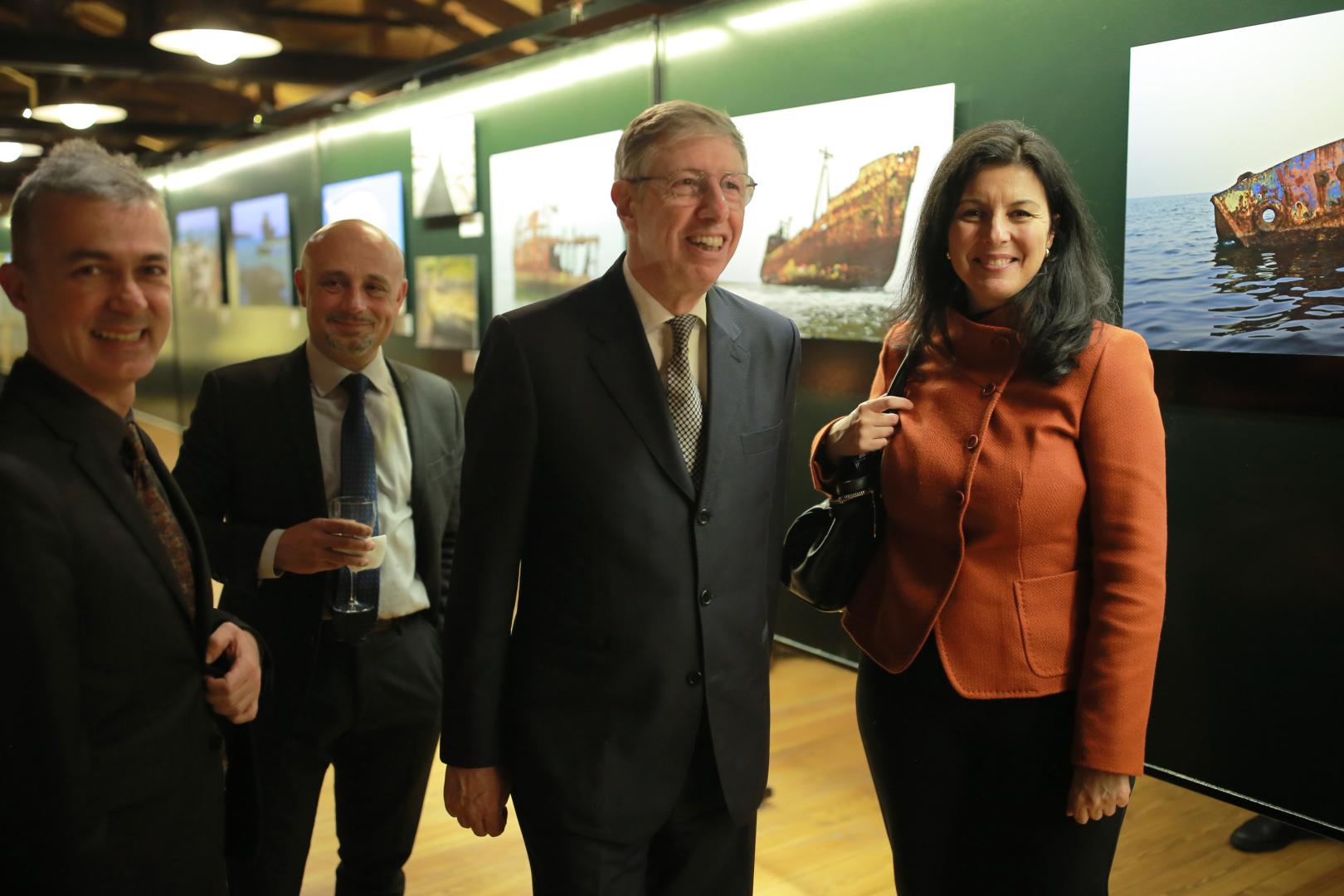 Massimo Gaiani, Ambasciatore d’Italia (il terzo da sinistra), in compagnia di Elena Sgarbi, Console Generale d’Italia a Istanbul (credit: RMK Museum)