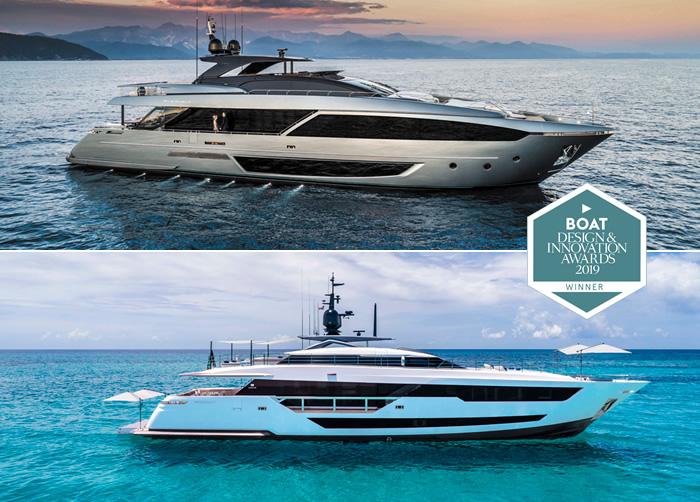 Double triumph for Ferretti Group at the Design & Innovation Awards