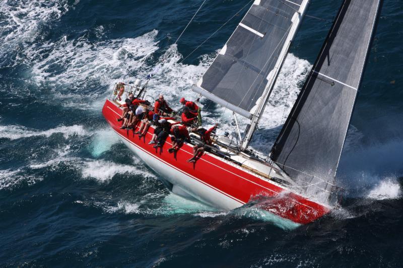 In IRC Two, after a text book start controlling the fleet inshore, Ross Applebey's Oyster 48 Scarlet Oyster (GBR) revelled in the upwind conditions 