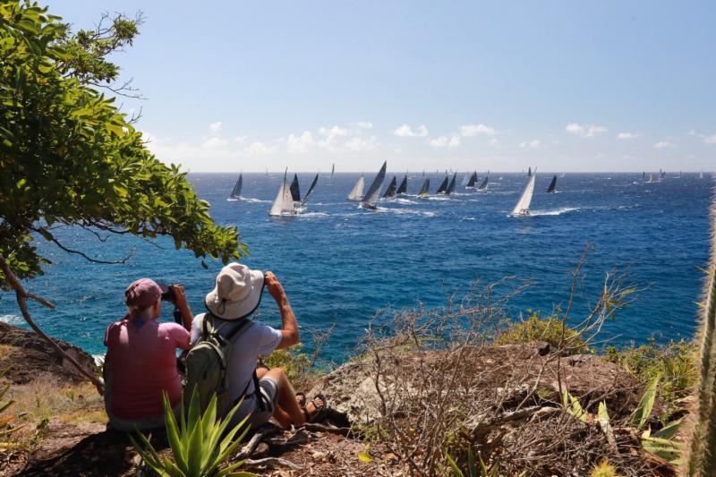 Spectators lined the shore and were out on the water to see the impressive start of the 11th edition