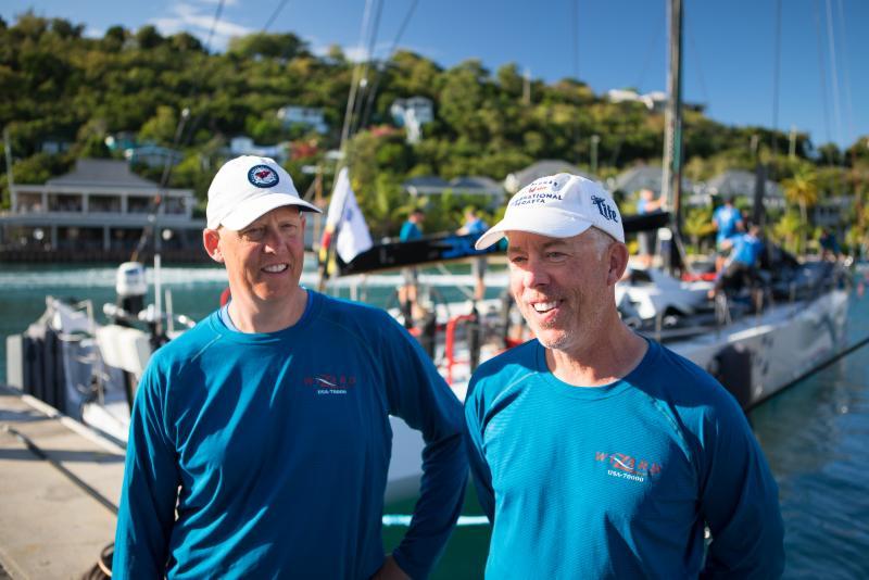 Brothers David & Peter Askew (USA) racing their Volvo 70 Wizard have taken Monohull Line Honours in the  2019 RORC Caribbean 600