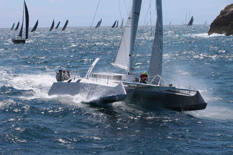 Greg Slyngstad's Bieker 53 Fujin (USA) finished the race just over 20 minutes after Volvo 70 Wizard 