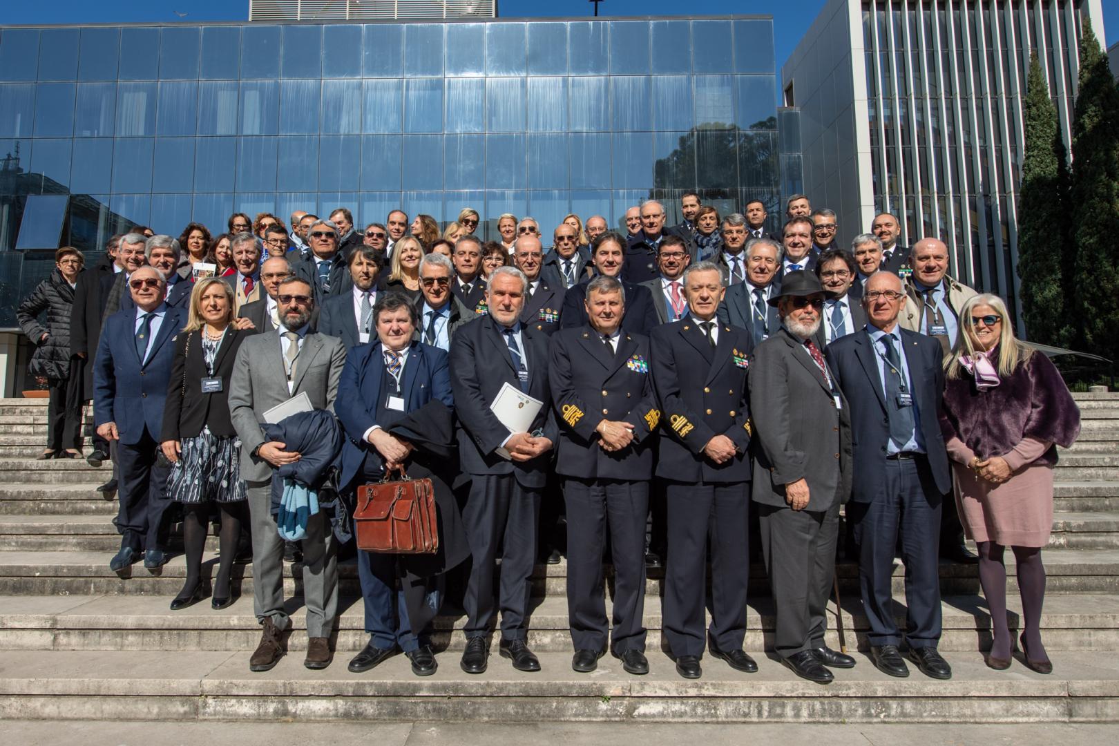 I partecipanti al 3° incontro del Cluster marittimo italiano, foto Capitanerie di Porto