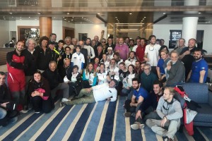 Foto di gruppo al termine del Campionato Invernale Marina di Loano 2019