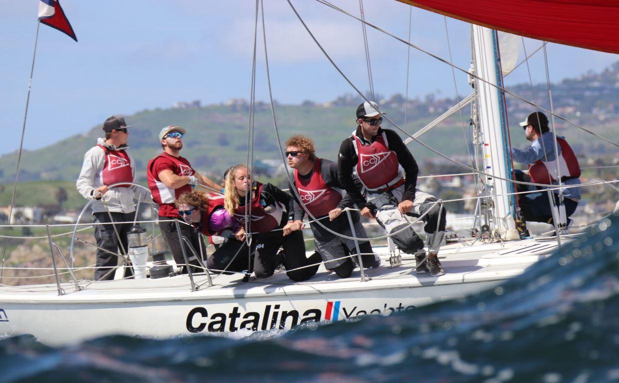 The College of Charleston Cougars pounced to the top of the leaderboard on Day Two of racing in the Port of Los Angeles Harbor Cup Regatta