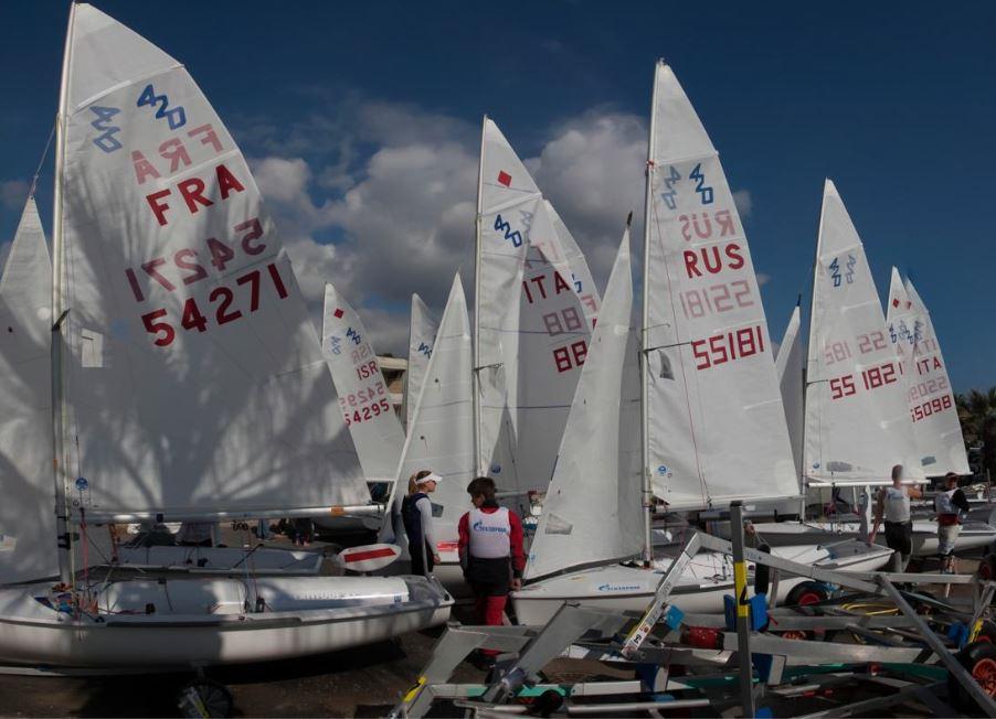 An exceptional line-up for the 470 Europeans in Marina degli Aregai, Italy