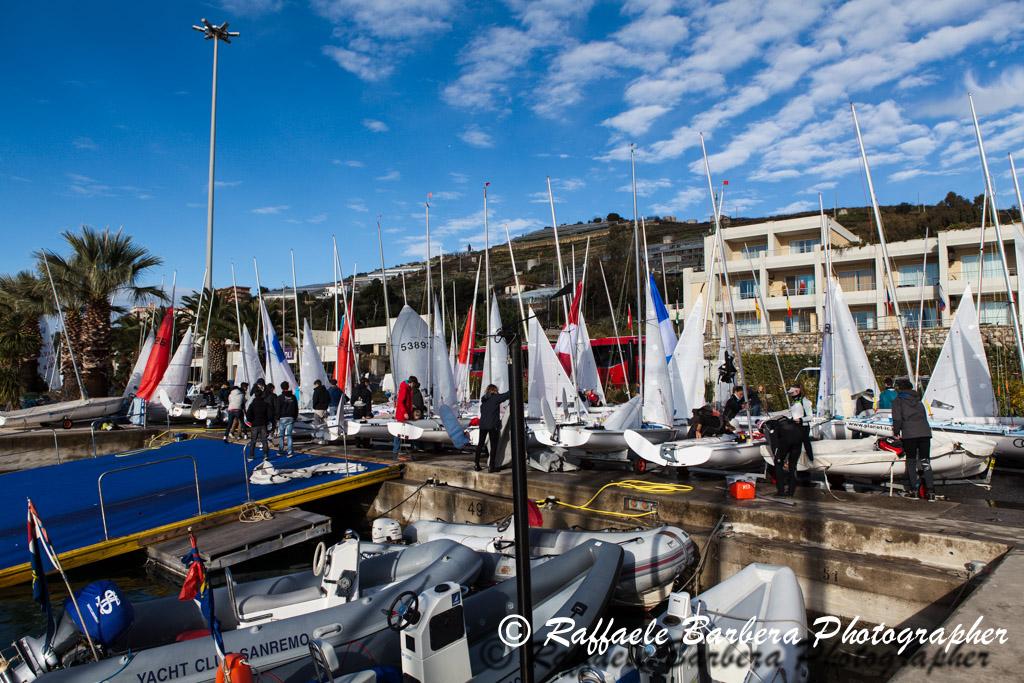 An exceptional line-up for the 470 Europeans in Marina degli Aregai, Italy