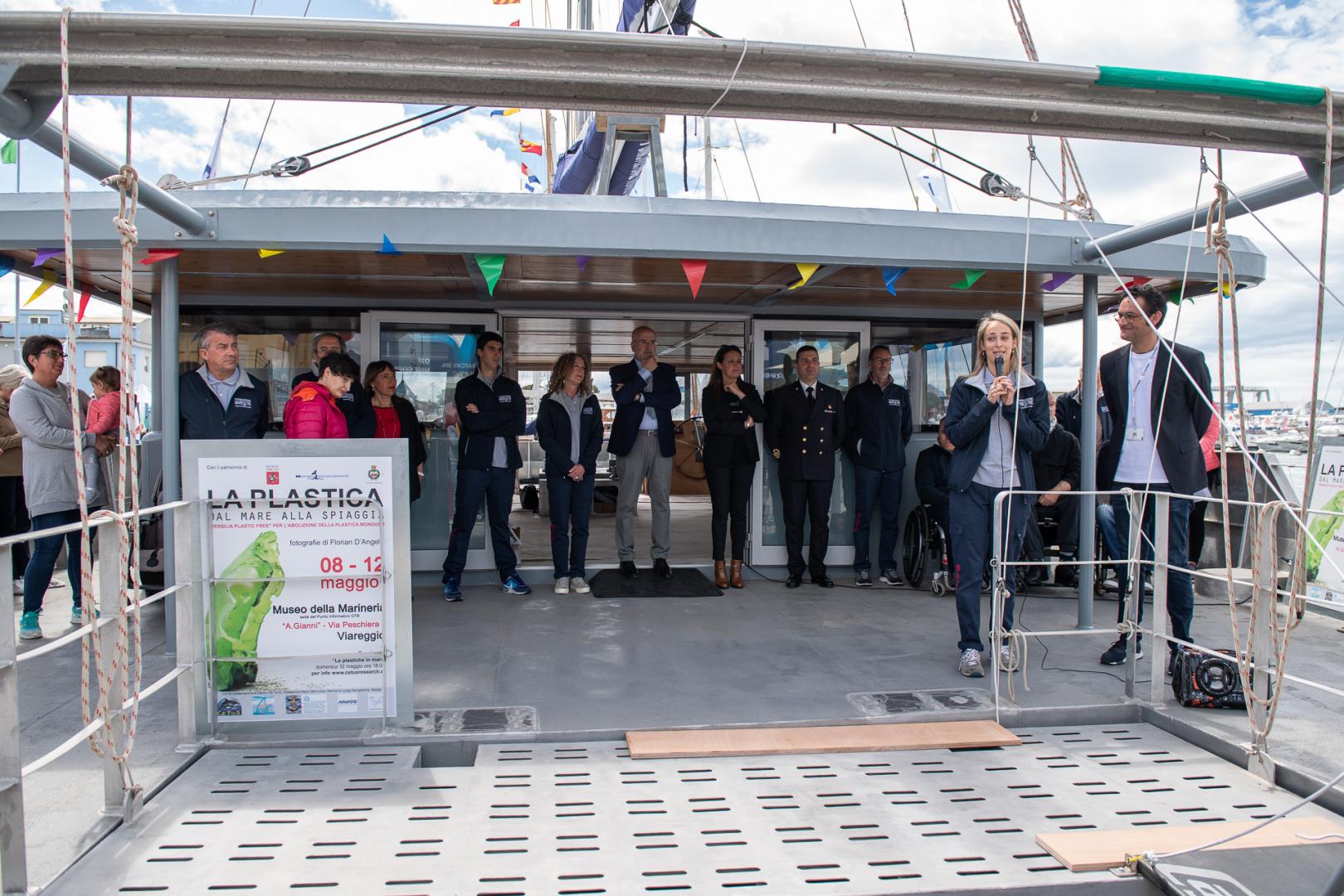 Al Versilia Yachting Rendez-vous,inaugurato l'eco catamarano Elianto