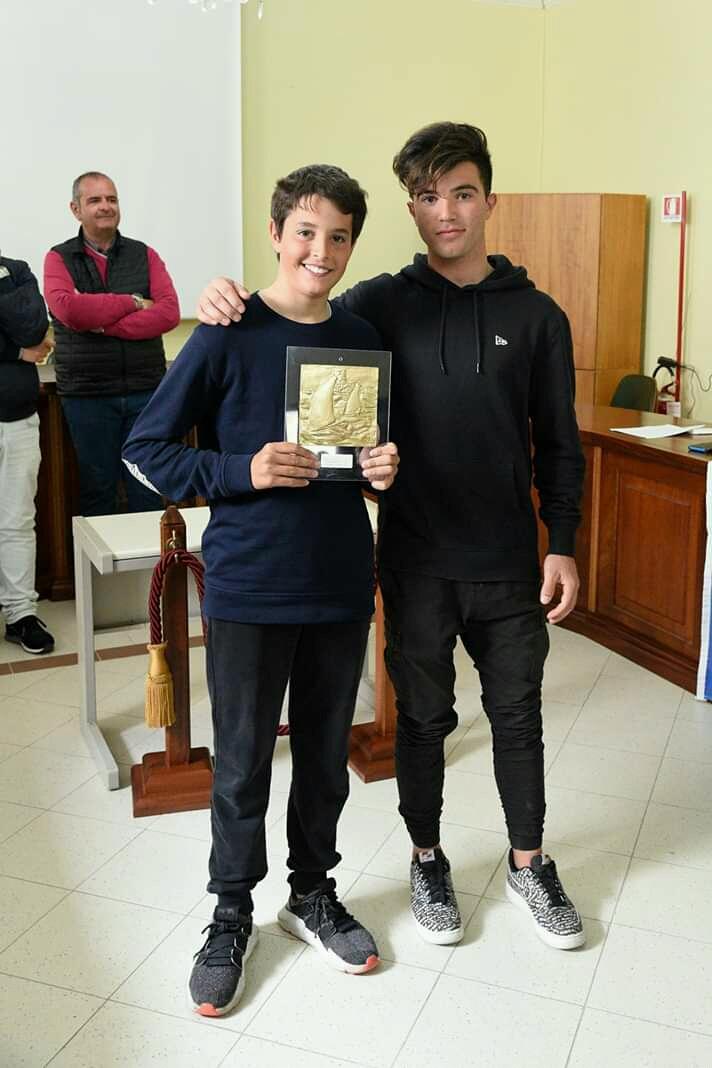 Federico Quaranta (LNI Taranto), vincitore nella categoria Under 13