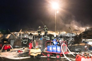 Brand in der Marina Punat: Sieben Schiffe gingen in Flammen auf.