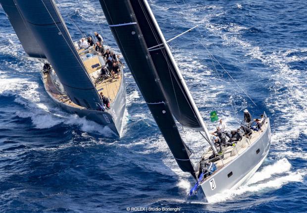 Vesper leads maxi fleet home on Rolex Capri Sailing Week’s