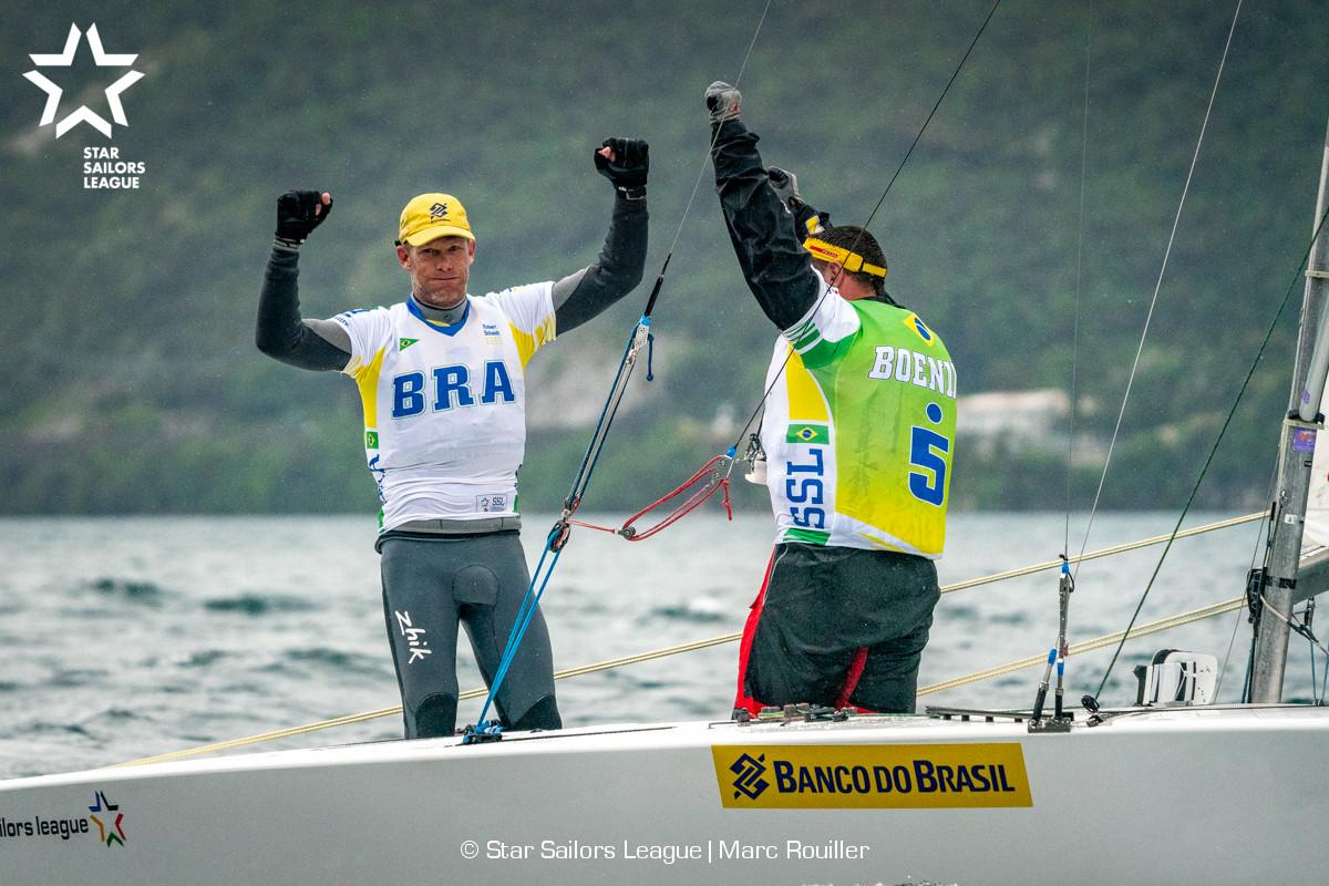 Scheidt and Boening’s downwind pace seals victory by seconds