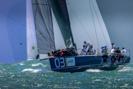 Azzurra oggi seconda alla Puerto Sherry 52 Super Series